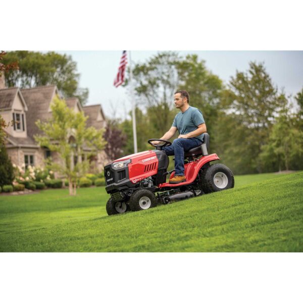 967d71eb6af76dc90028d01dafe31605453f9cbe12ab7b214a1b9ddd0c9bff40 42 in. 547CC Engine Automatic Drive Gas Riding Lawn Mower