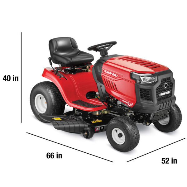 b7206e566d3bab45be4a1b8561f3709e48a771bcbf4d4ed0426e332c26927e4a 42 in. 547CC Engine Automatic Drive Gas Riding Lawn Mower