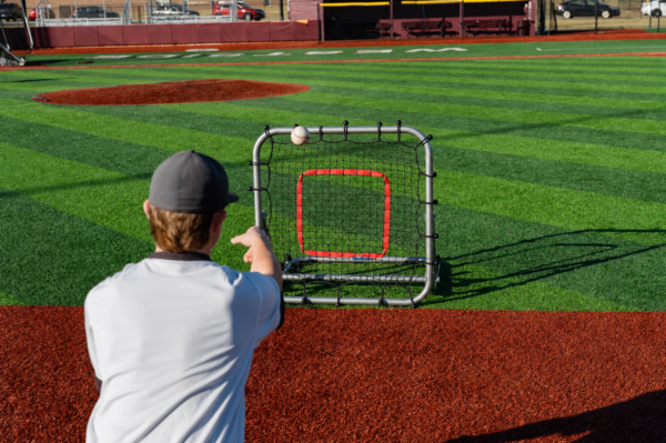 rebounder-gallery-02 Baseball reaction training with portable rebounder